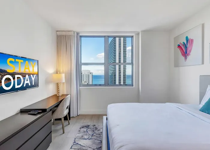 Hyde Beach House Resort - Million Apartment 2Bd 2Ba, Direct Ocean View, 1 Min From Beach, 6 Guests